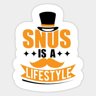 Snus Tobacco Nicotine substitute cigarette substitute non-smoker anti-smoking smoke-free smoker Sticker